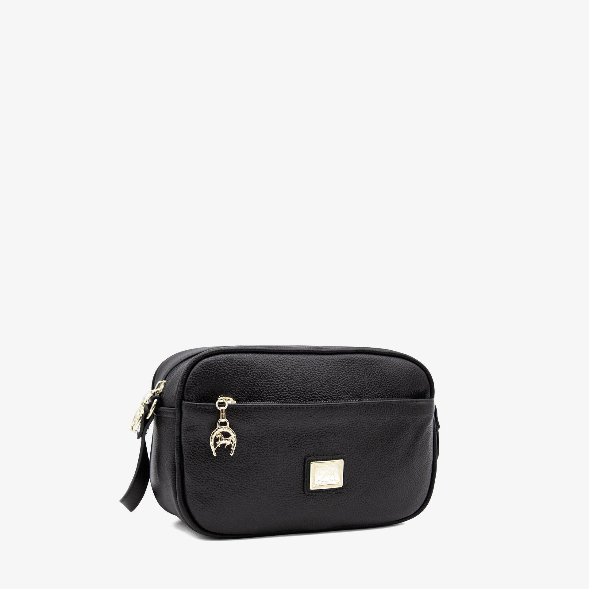 Cavalinho Muse Black Leather Crossbody Bag for Women - SKU 18300511.01 #color_Black