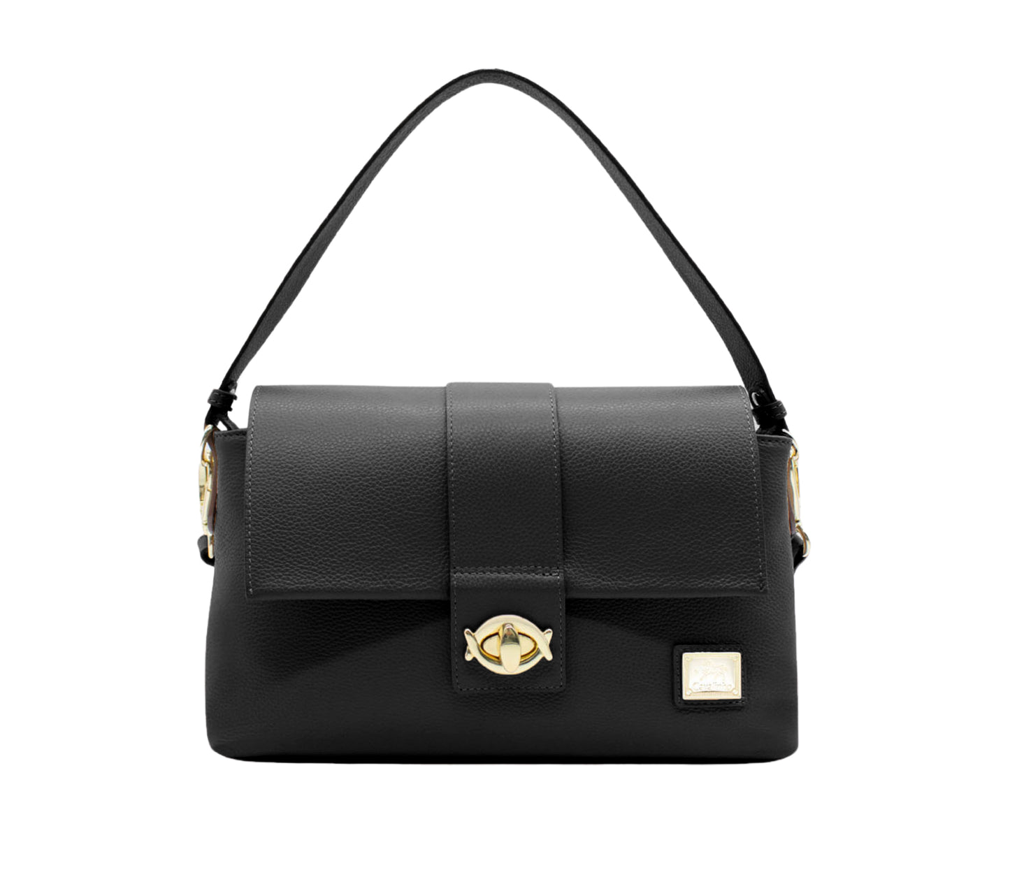 Cavalinho Muse Leather Handbag - Black - 18300514.01_P01