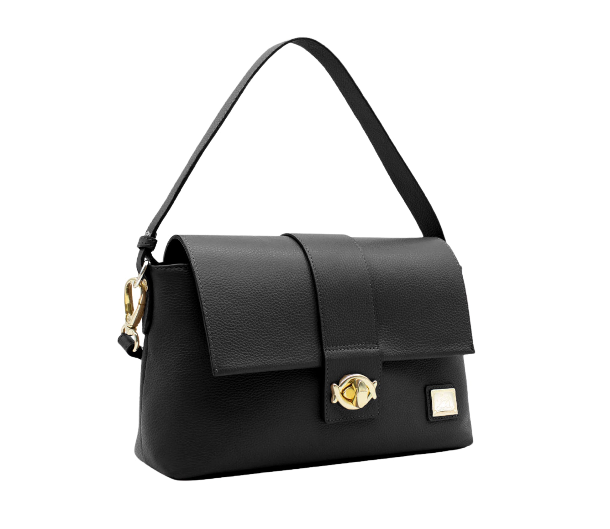Cavalinho Muse Leather Handbag - Black - 18300514.01_P02
