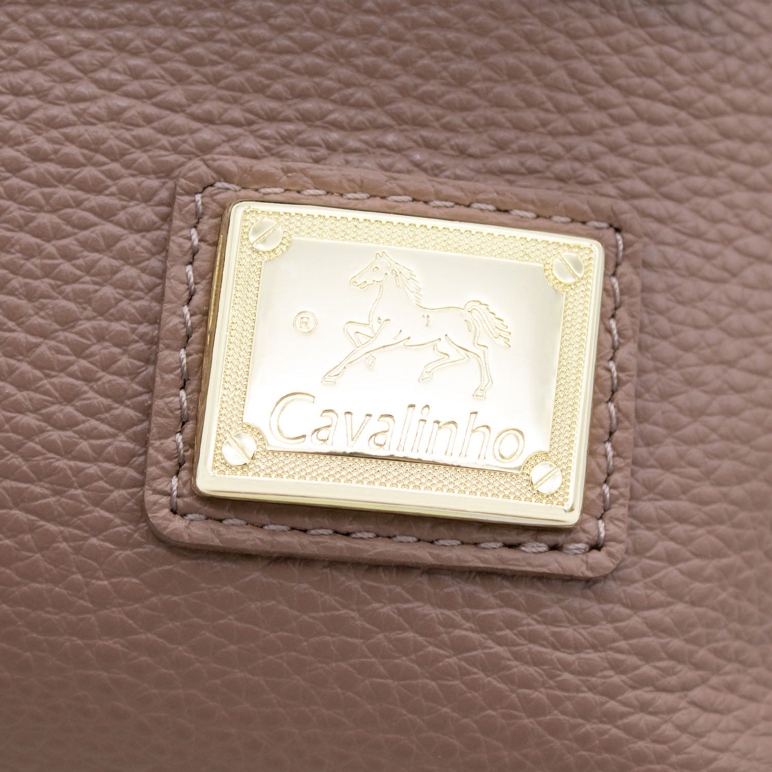 Cavalinho Muse Leather Handbag - SKU 18300514.07.99. | #color_Sand