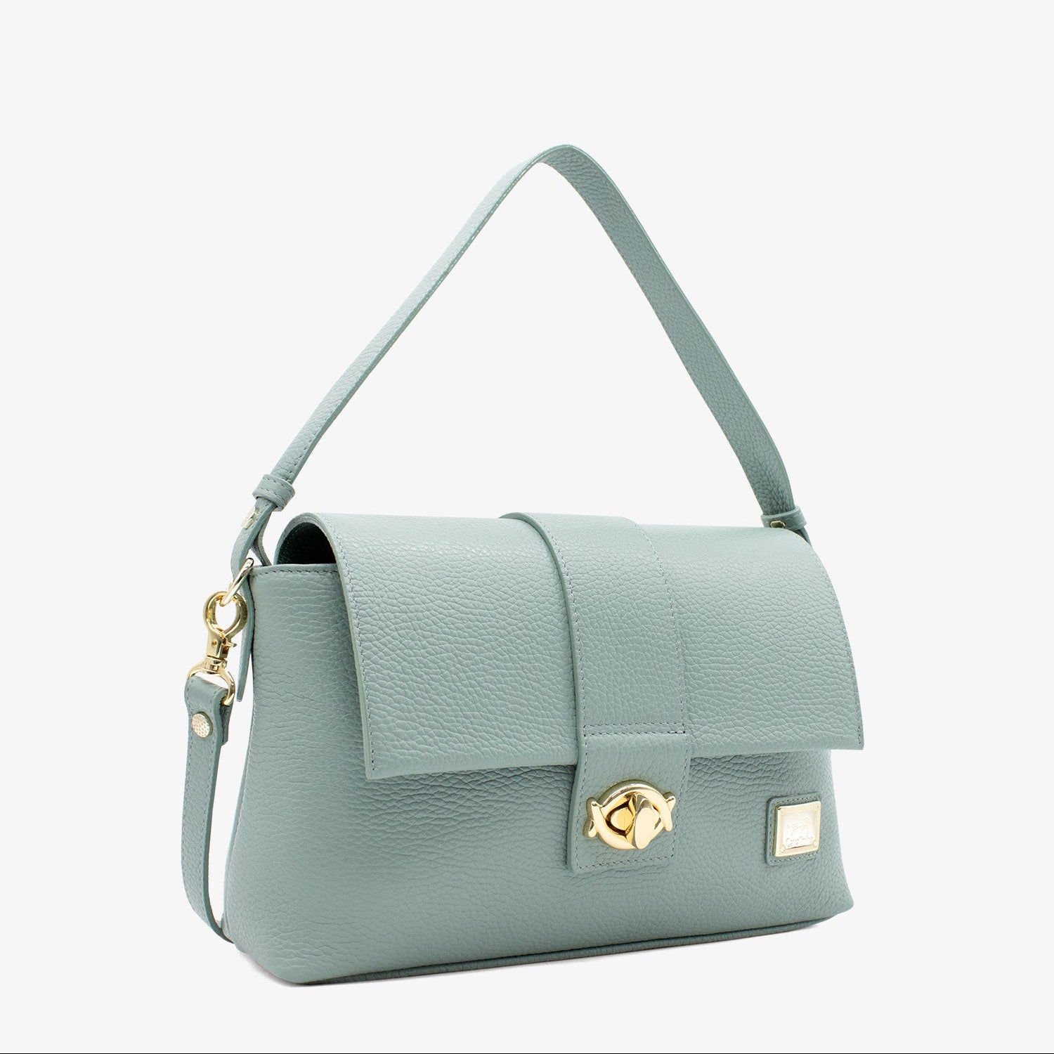 Cavalinho Muse Leather Handbag - SKU 18300514.09.99. | #color_DarkSeaGreen