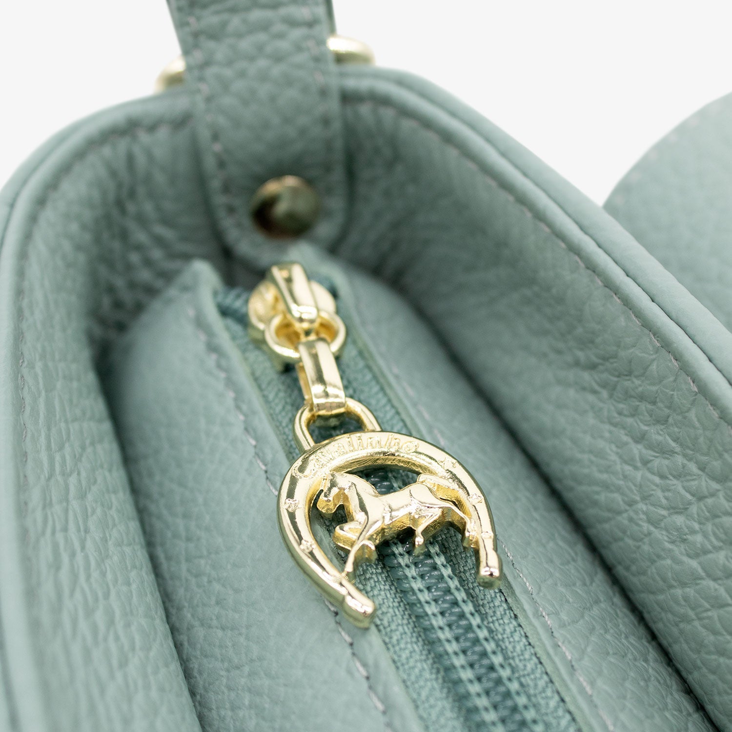Cavalinho Muse Leather Handbag - SKU 18300514.09.99. | #color_DarkSeaGreen