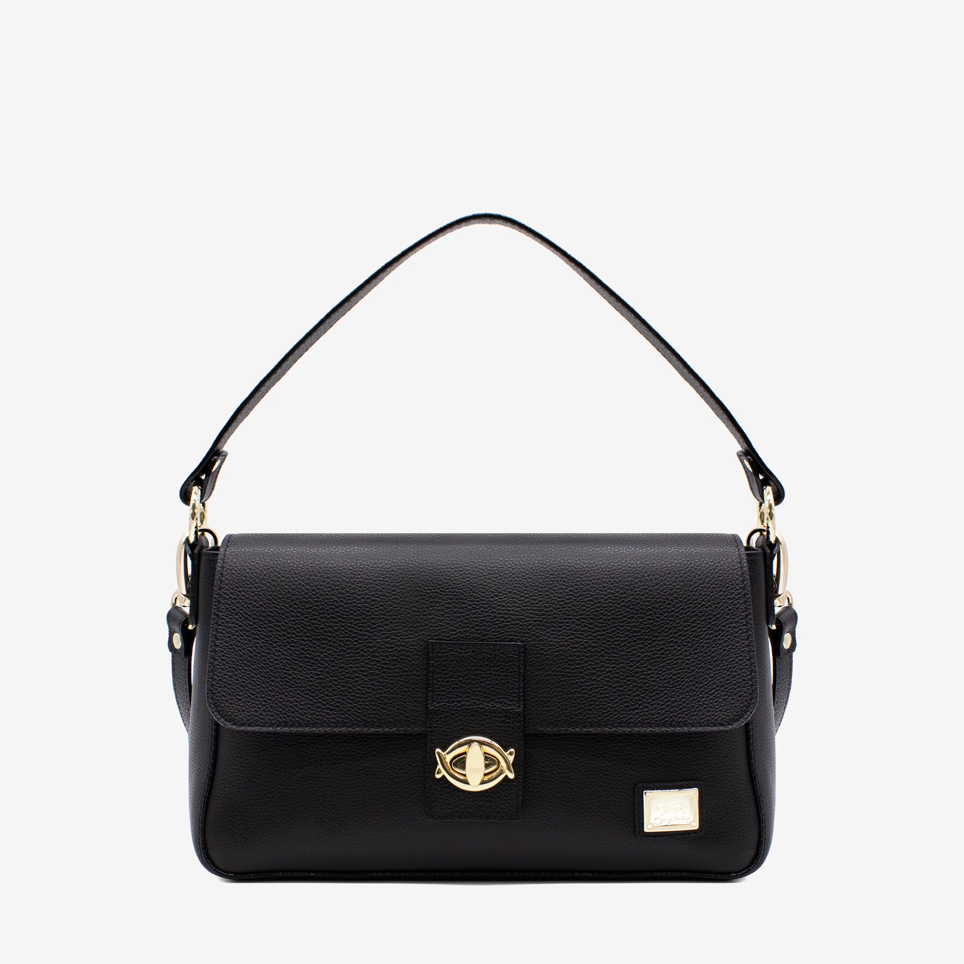 Cavalinho Muse Leather Handbag - SKU 18300515.01 #color_Black