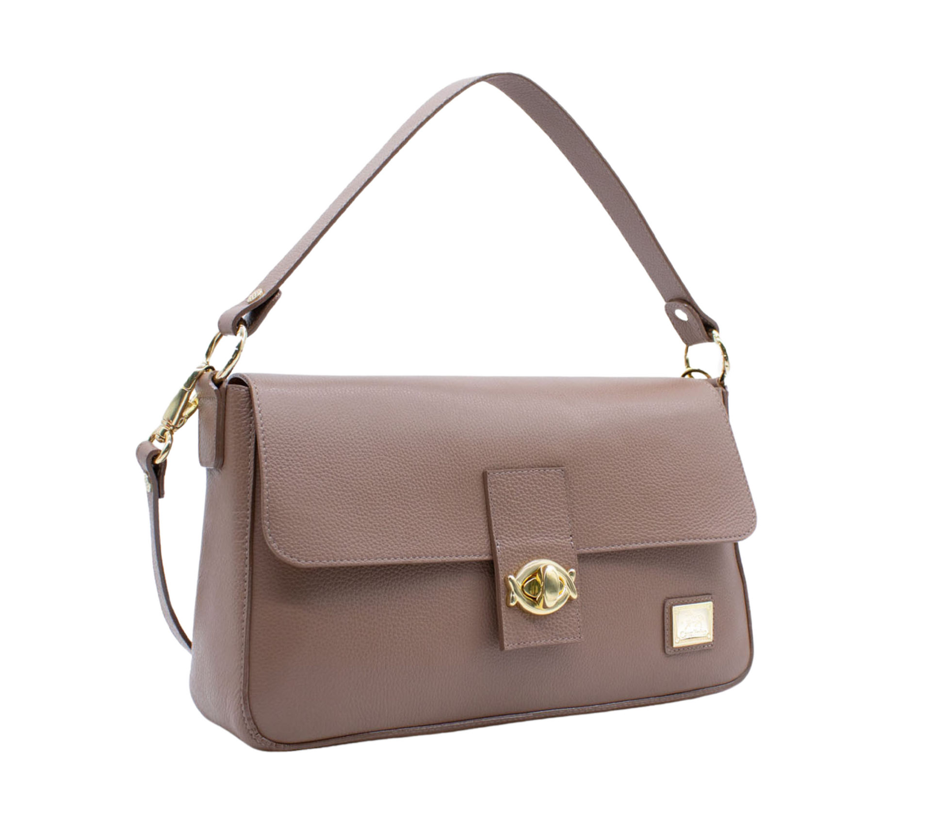 Cavalinho Muse Leather Handbag - Sand - 18300515.07_P02