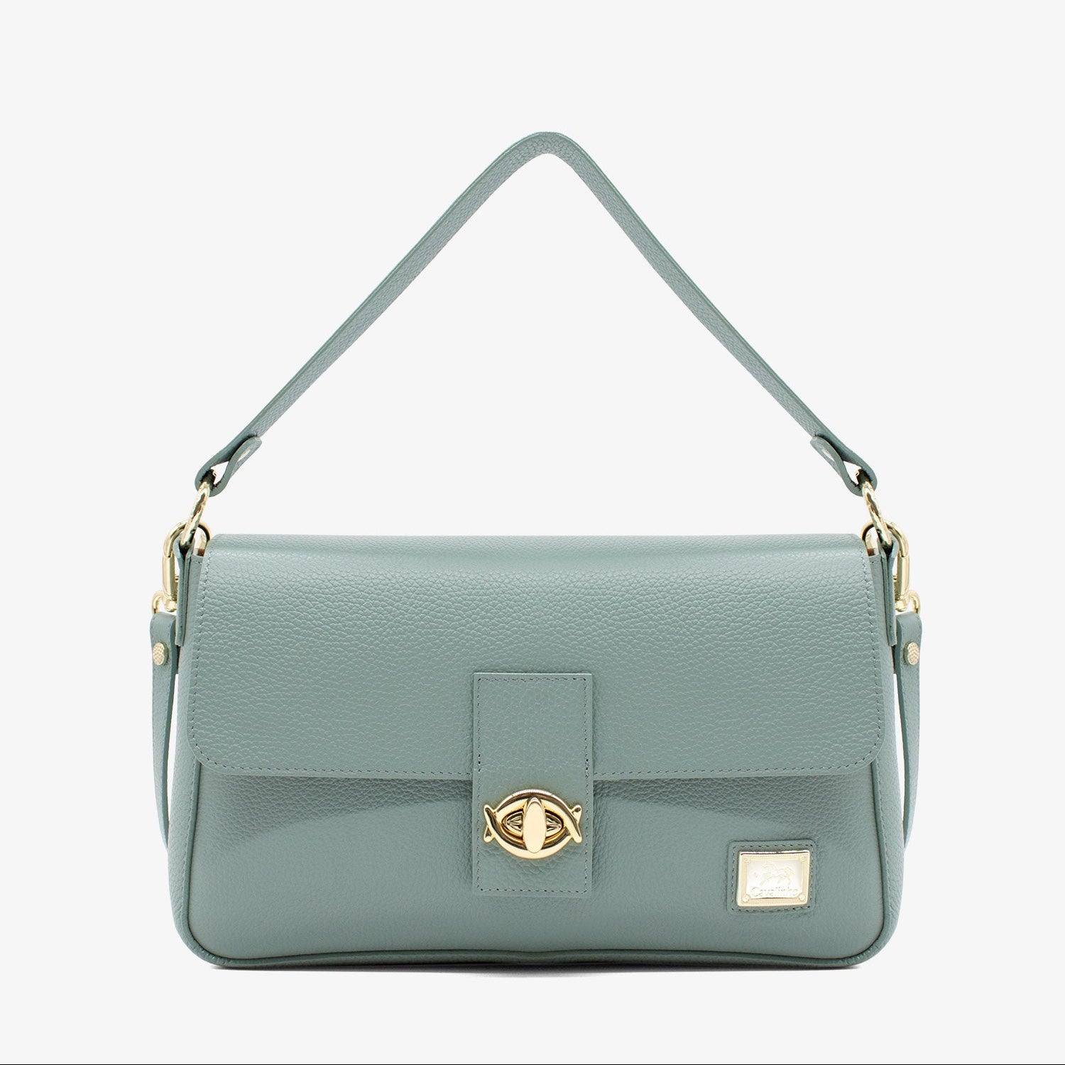 Cavalinho Muse Leather Handbag - SKU 18300515.09.99. | #color_DarkSeaGreen