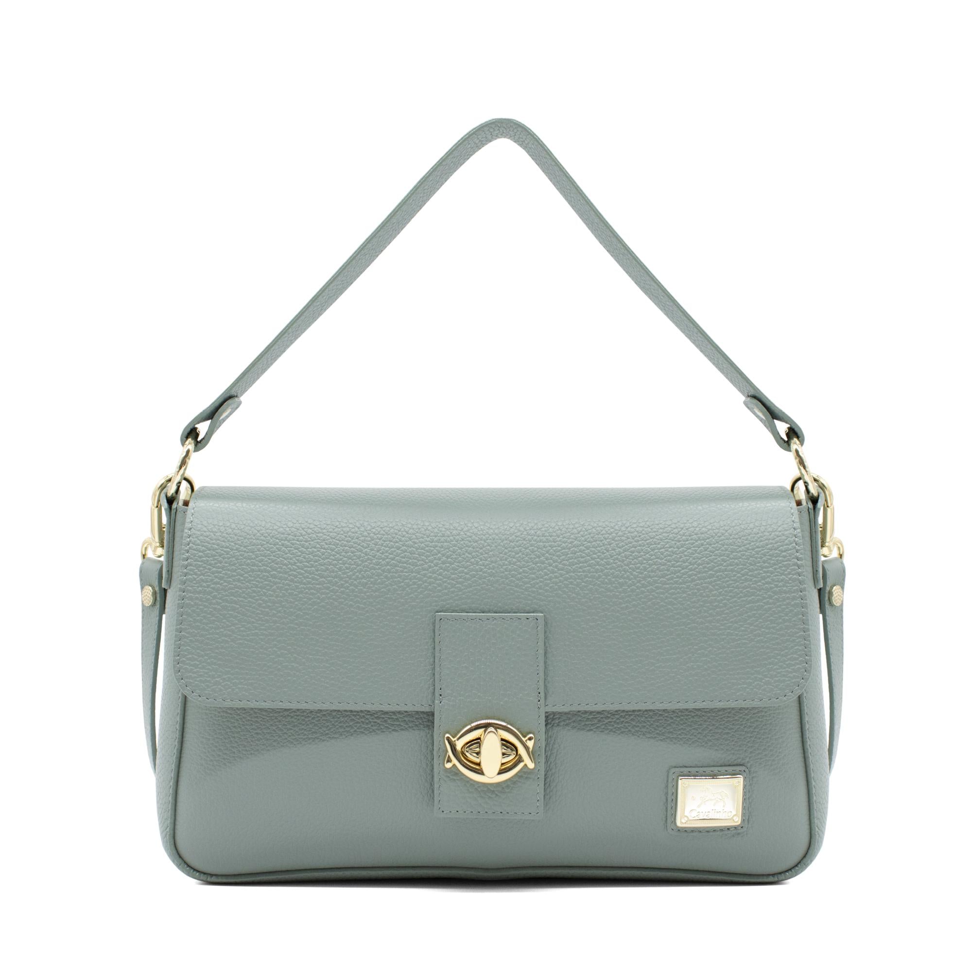 Cavalinho Muse Leather Handbag - SKU 18300515.09.99. | #color_DarkSeaGreen