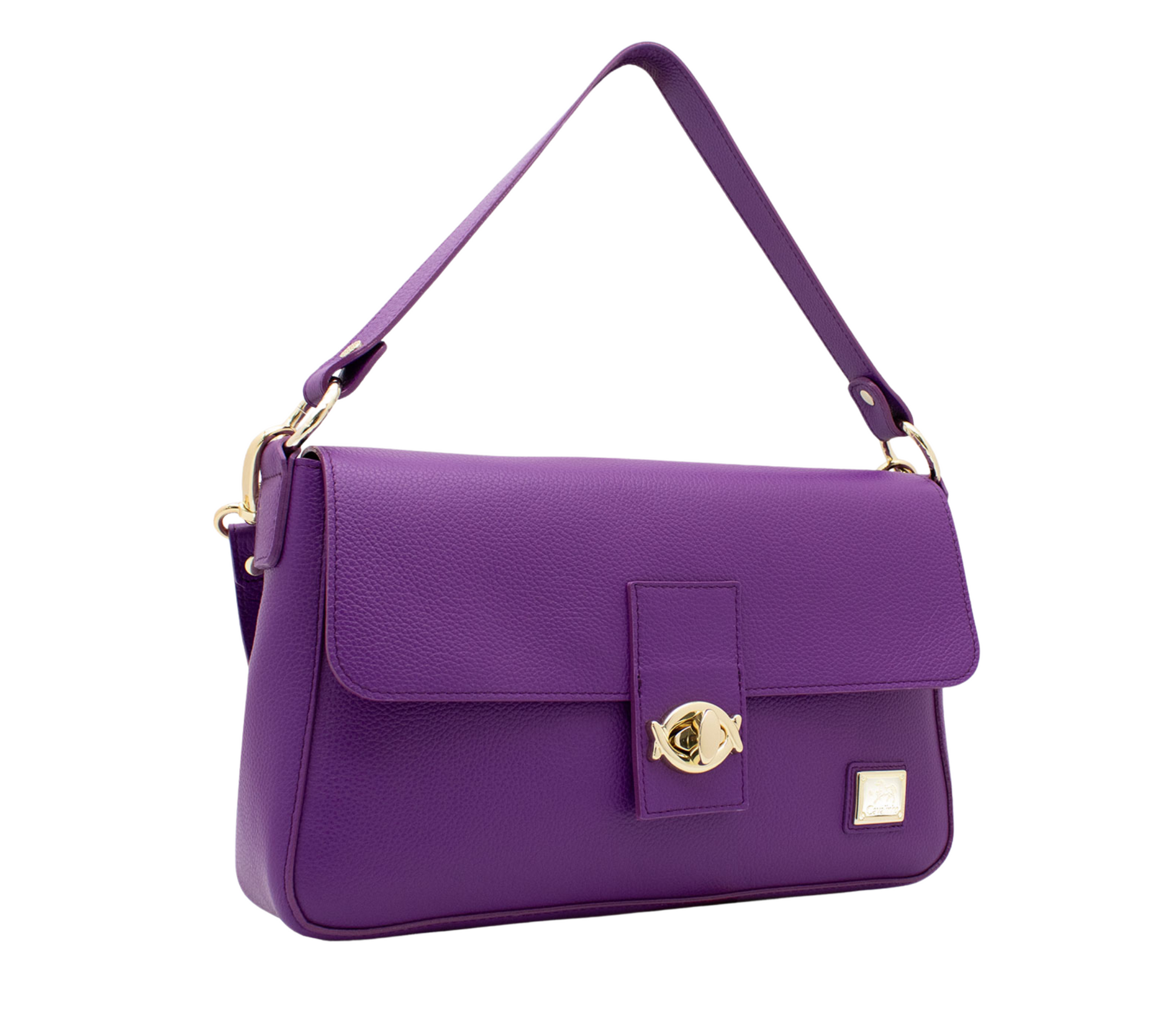 Cavalinho Muse Leather Handbag - Purple - 18300515.40_P02