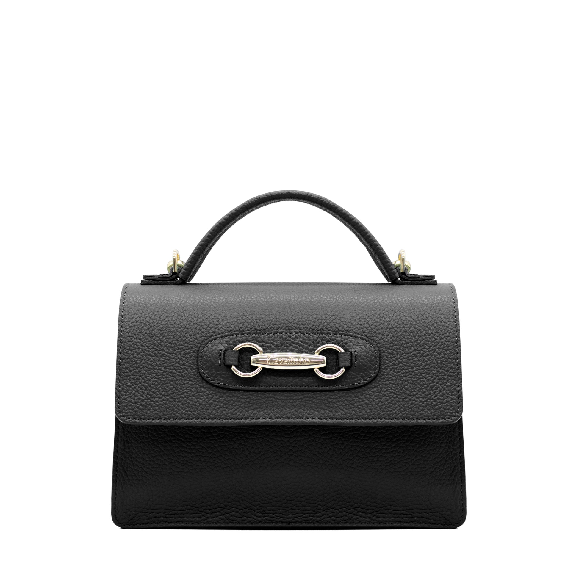 Cavalinho Muse Leather Handbag - Black - 18300517.01_1
