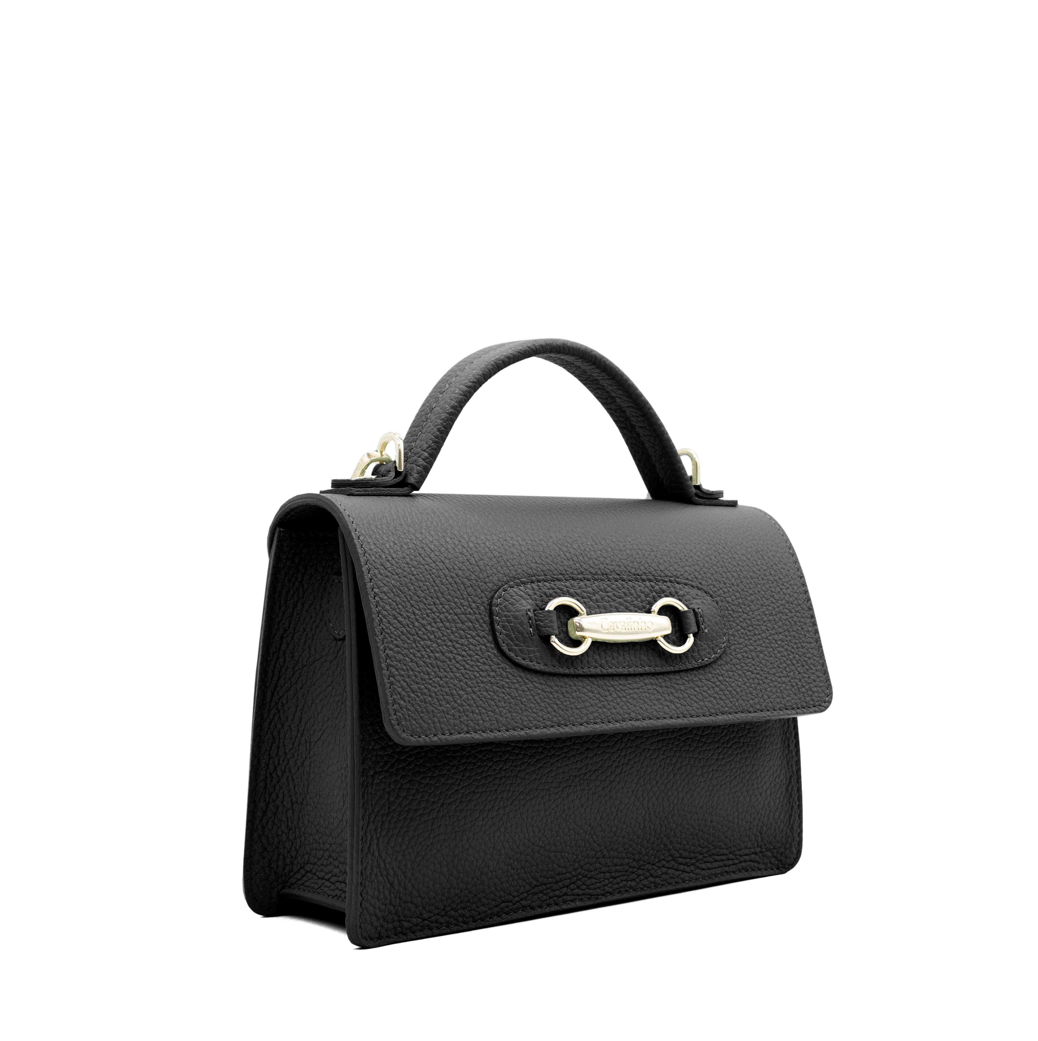 Cavalinho Muse Leather Handbag - SKU 18300517.01.99. | #color_Black