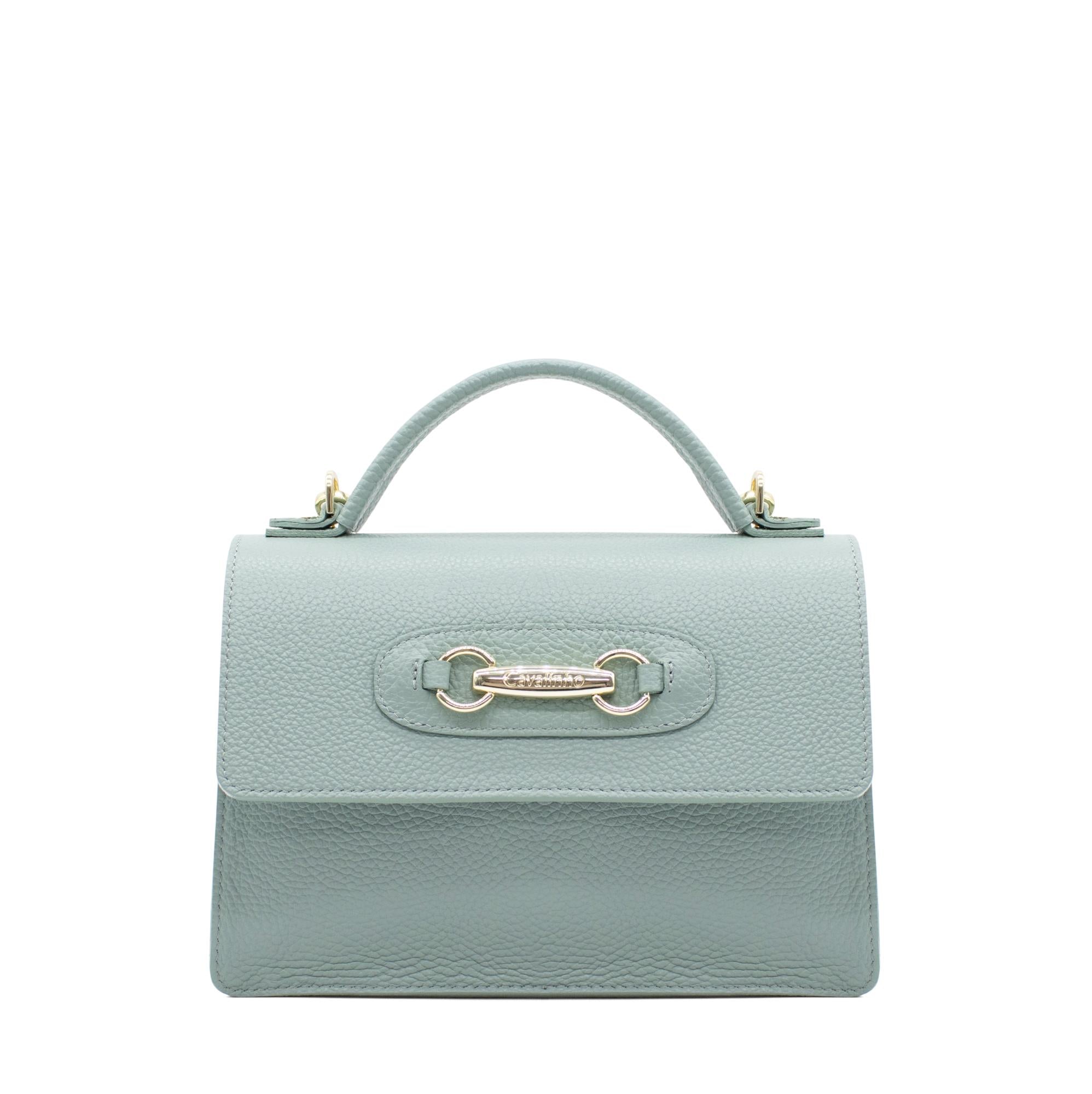 Cavalinho Muse Leather Handbag - SKU 18300517.09.99. | #color_DarkSeaGreen