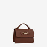 Cavalinho Muse Brown Leather Handbag SKU 18300517.13 #color_Saddlebrown