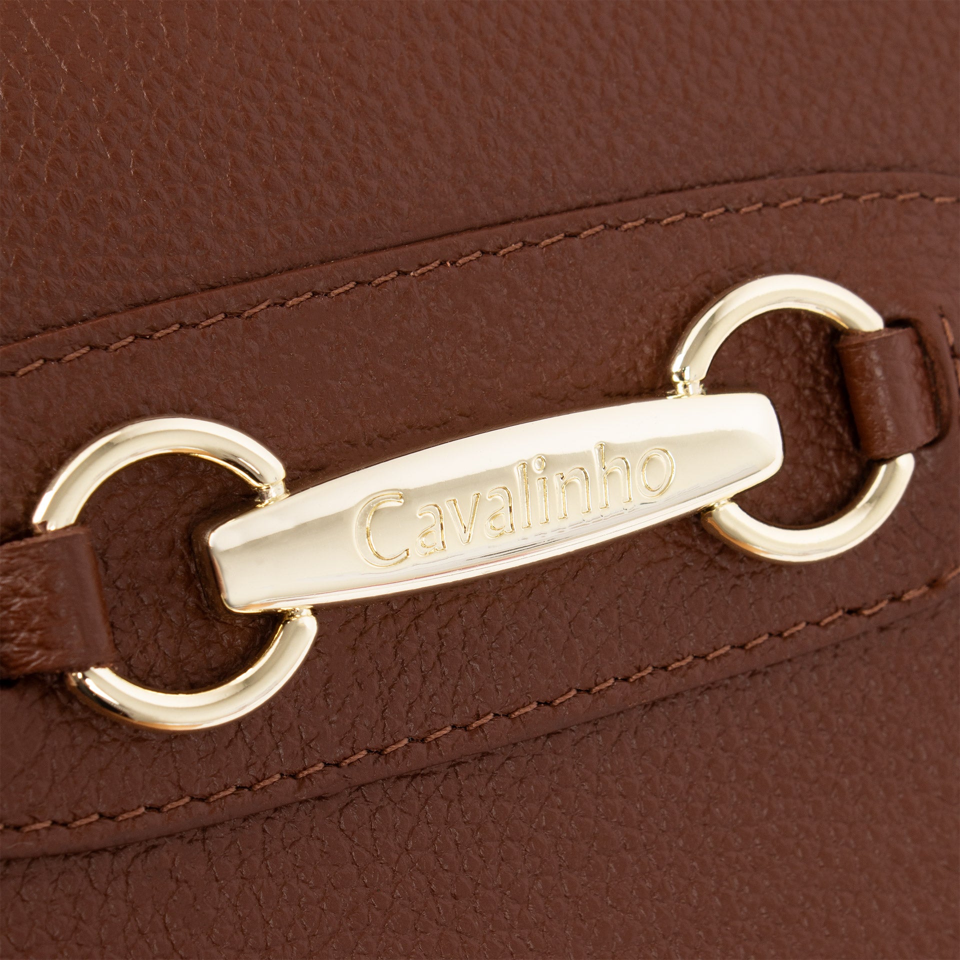 Cavalinho Muse Brown Leather Handbag SKU 18300517.13 #color_Saddlebrown