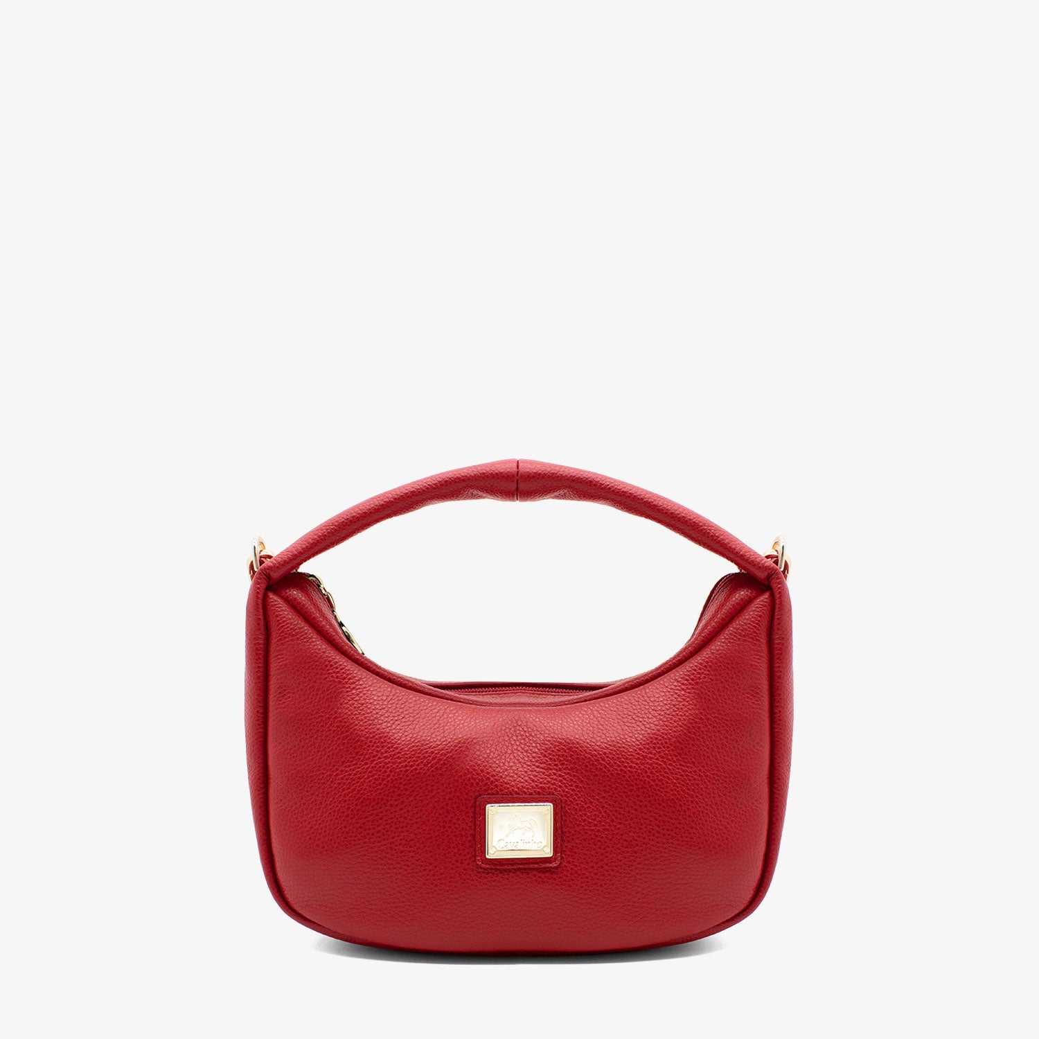 Cavalinho Muse Leather Half-Moon Handbag - SKU 18300523.04 #color_Red