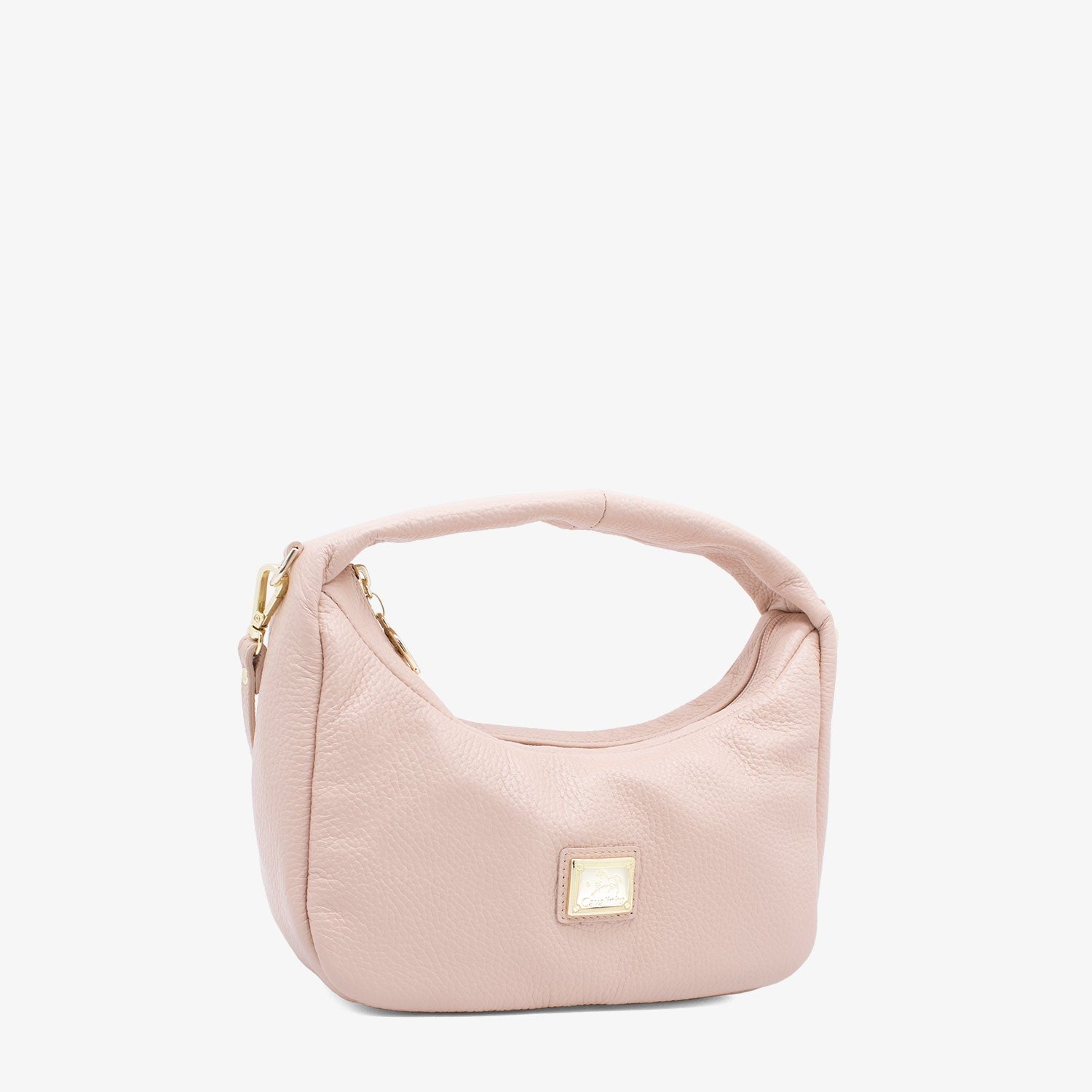 Cavalinho Muse Leather Half-Moon Handbag - SKU 18300523.07 #color_Sand, tan