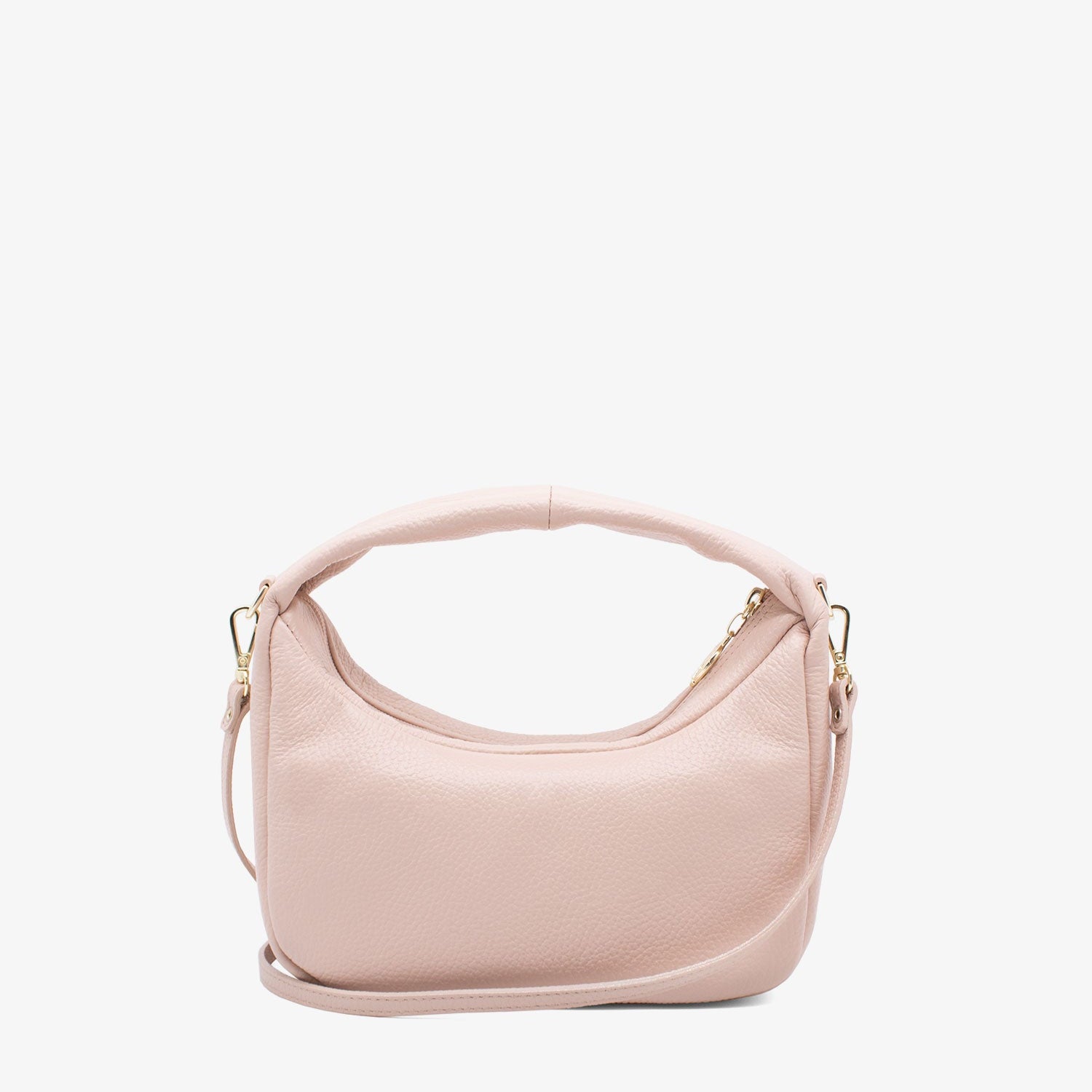 Cavalinho Muse Leather Half-Moon Handbag - SKU 18300523.07 #color_Sand, tan