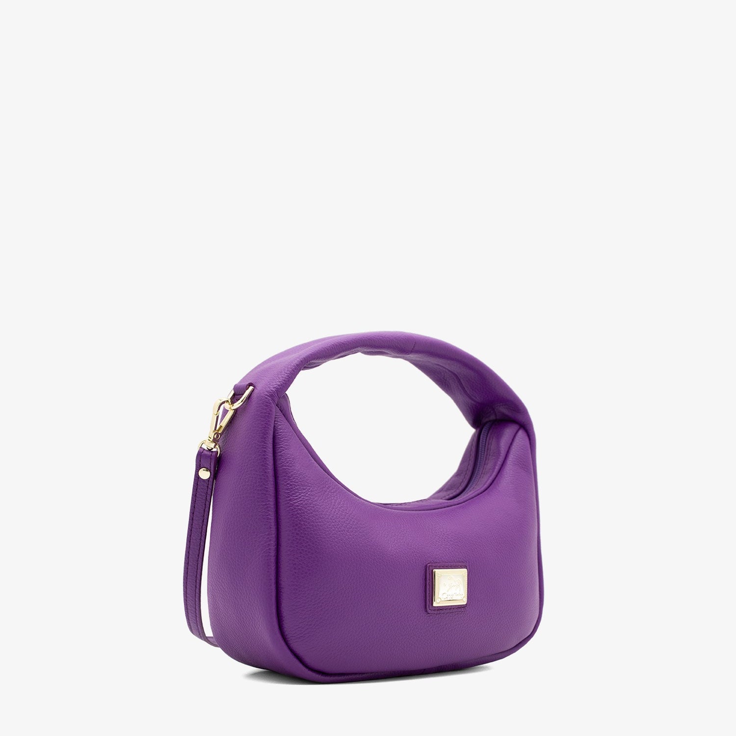 Cavalinho Muse Leather Half-Moon Handbag - SKU 18300523.40 #color_Purple