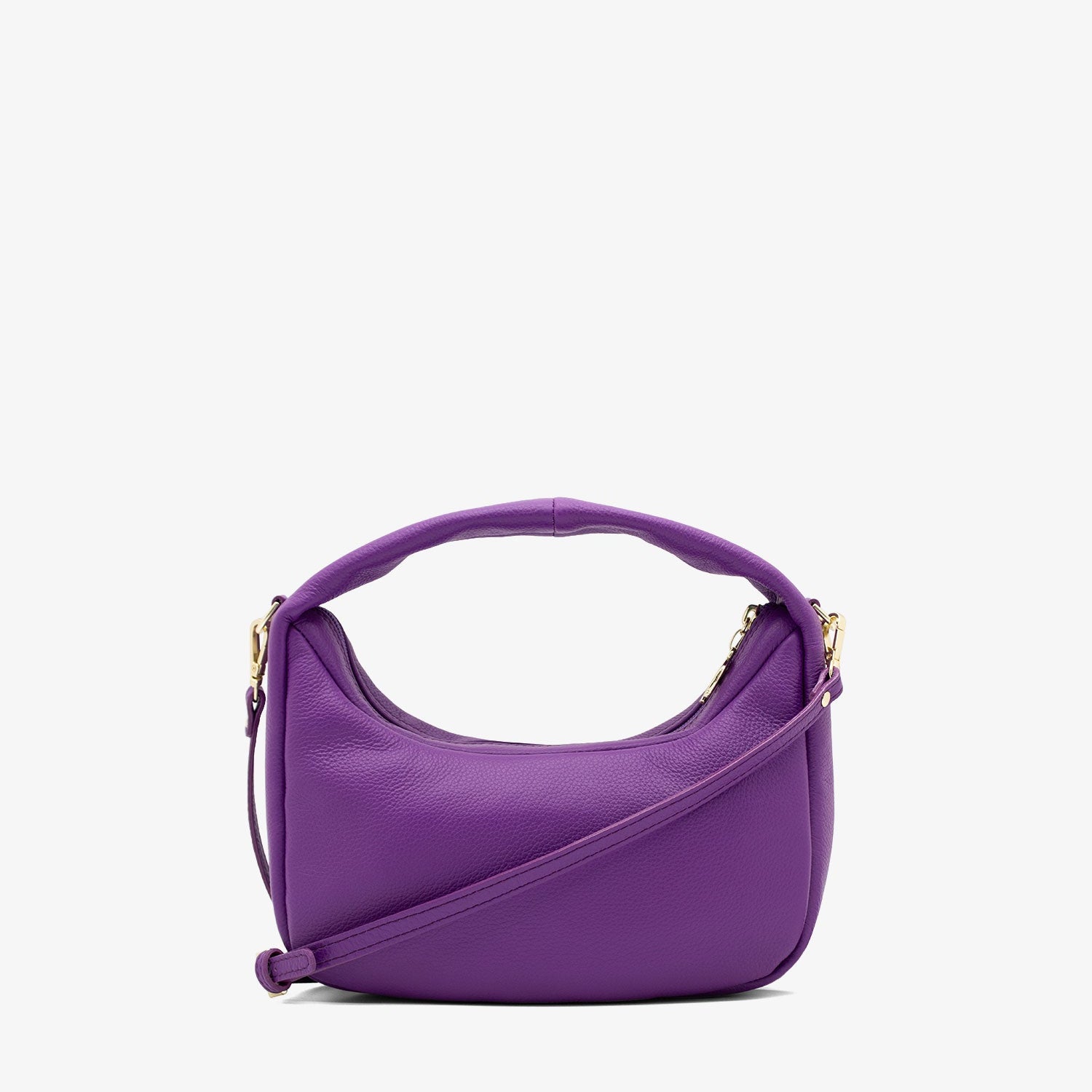Cavalinho Muse Leather Half-Moon Handbag - SKU 18300523.40 #color_Purple