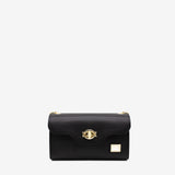 Cavalinho Muse Black Leather Shoulder Clutch Bag SKU 18300535.01 #color_black
