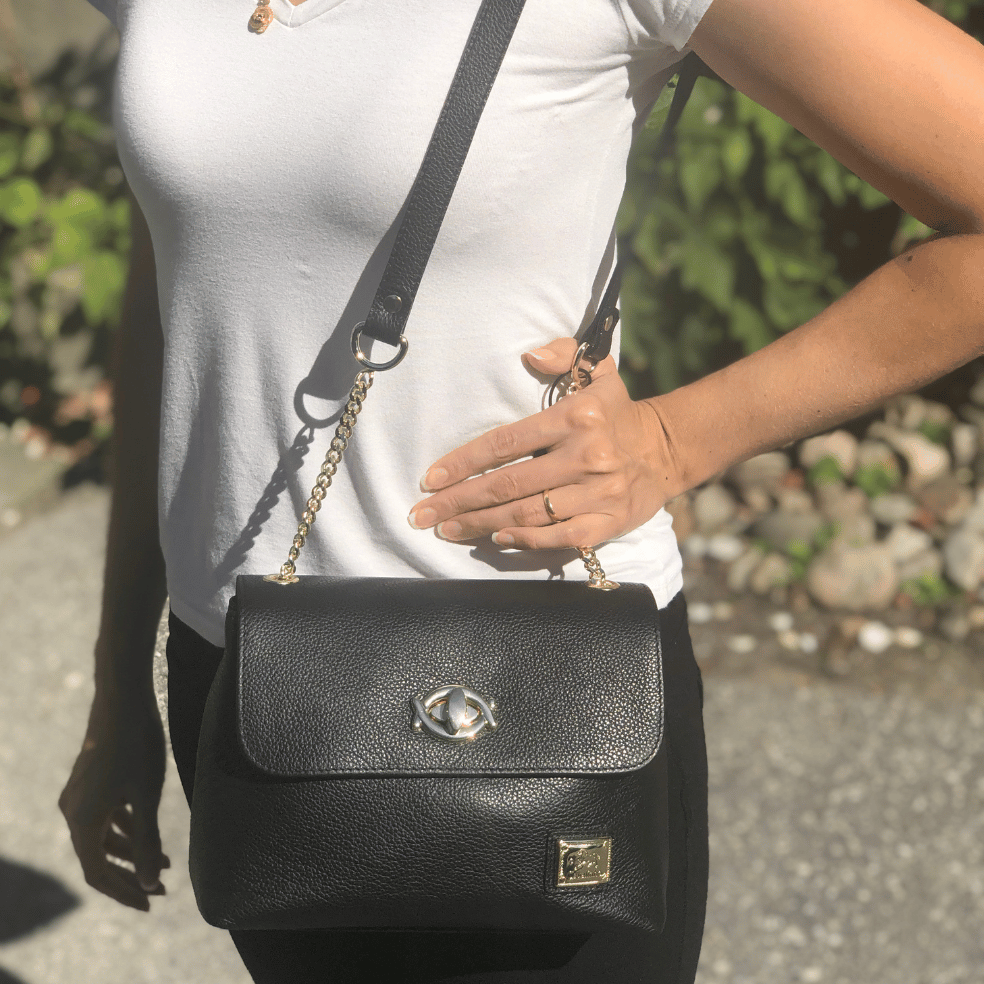 Cavalinho Muse Leather Shoulder Bag SKU 18300536.01 #color_black