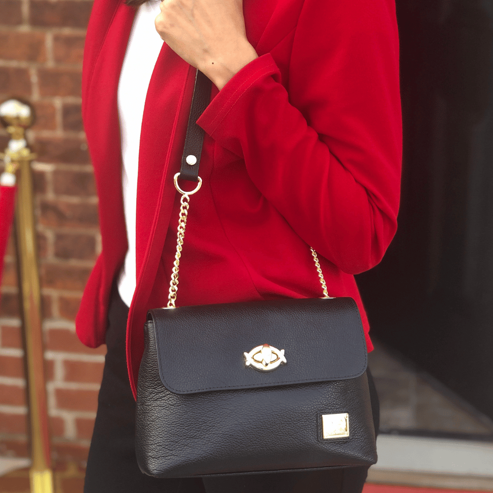 Cavalinho Muse Leather Shoulder Bag SKU 18300536.01 #color_black