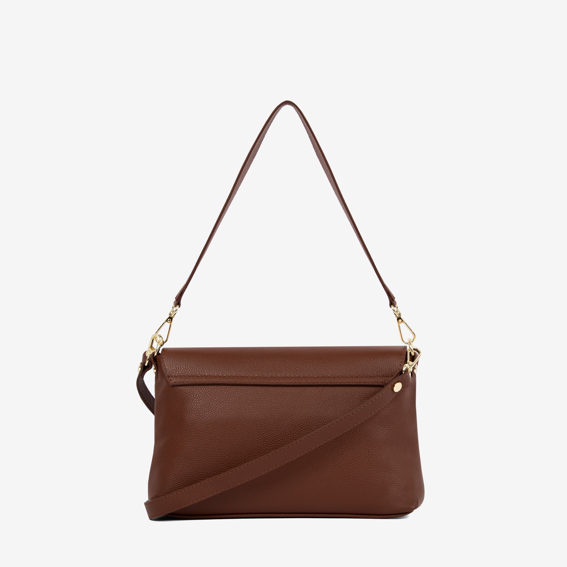 Cavalinho Muse Brown Leather Handbag SKU 18300546.13 #color_saddlebrown