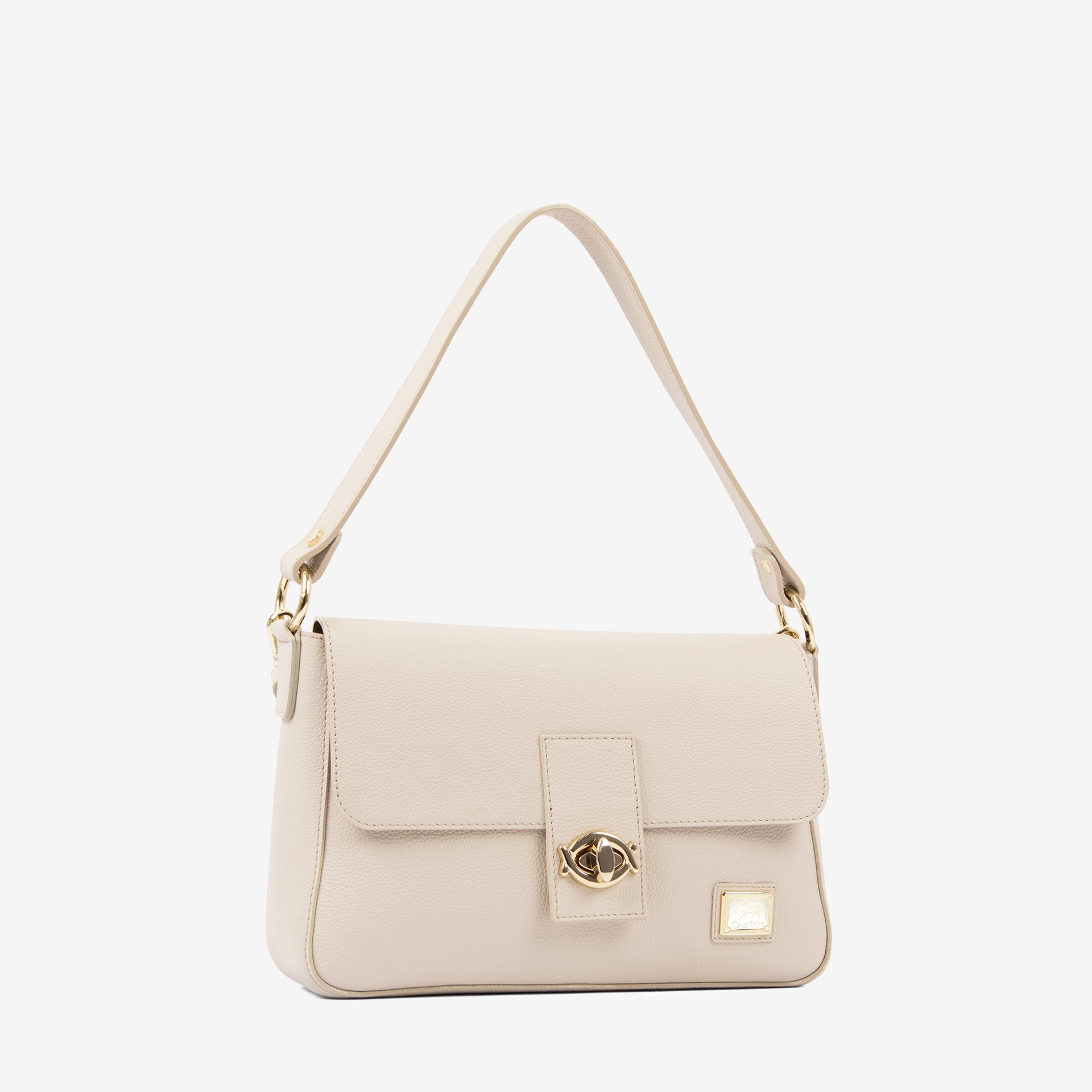 Cavalinho Muse Leather Handbag SKU 18300556.05 #color_beige