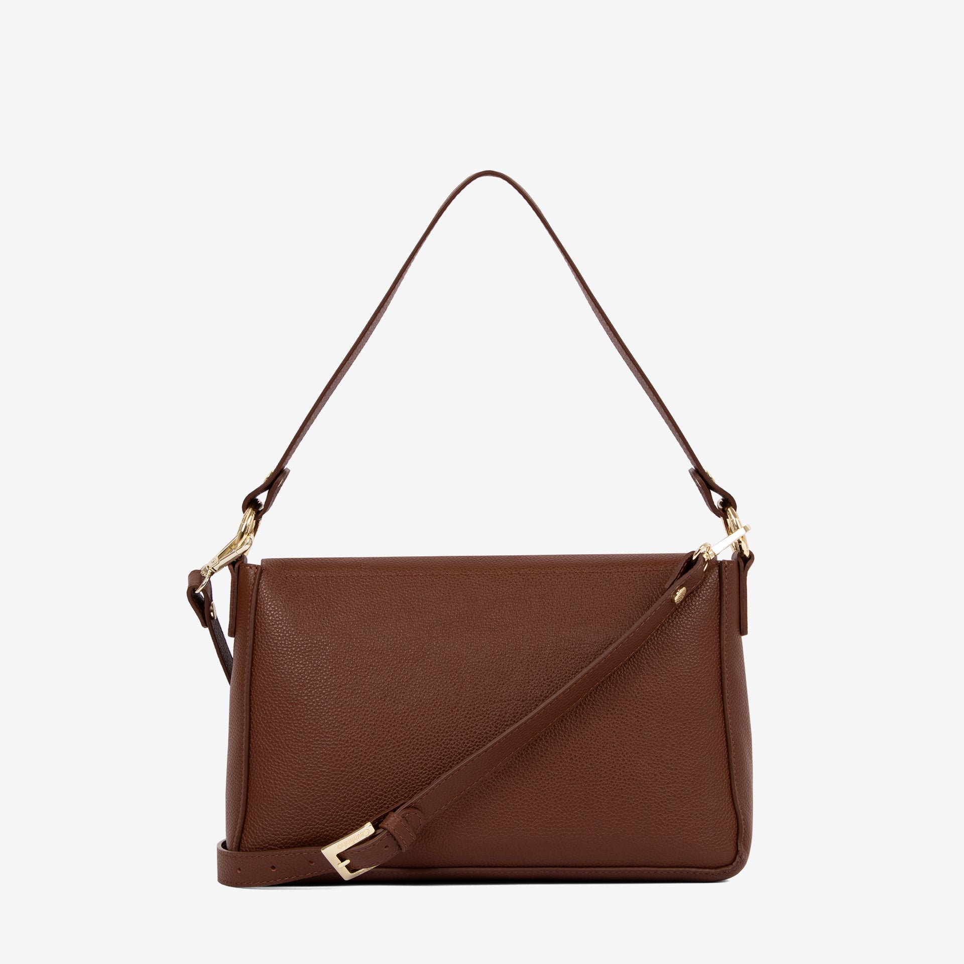 Cavalinho Muse Brown Leather Handbag SKU 18300556.13 #color_saddlebrown