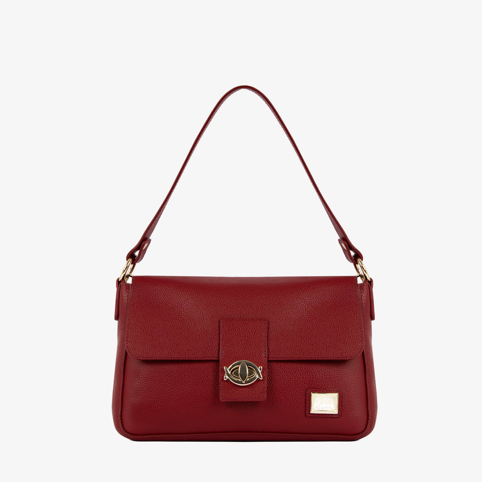 Cavalinho Muse Leather Handbag SKU 18300556.15 #color_burgundy
