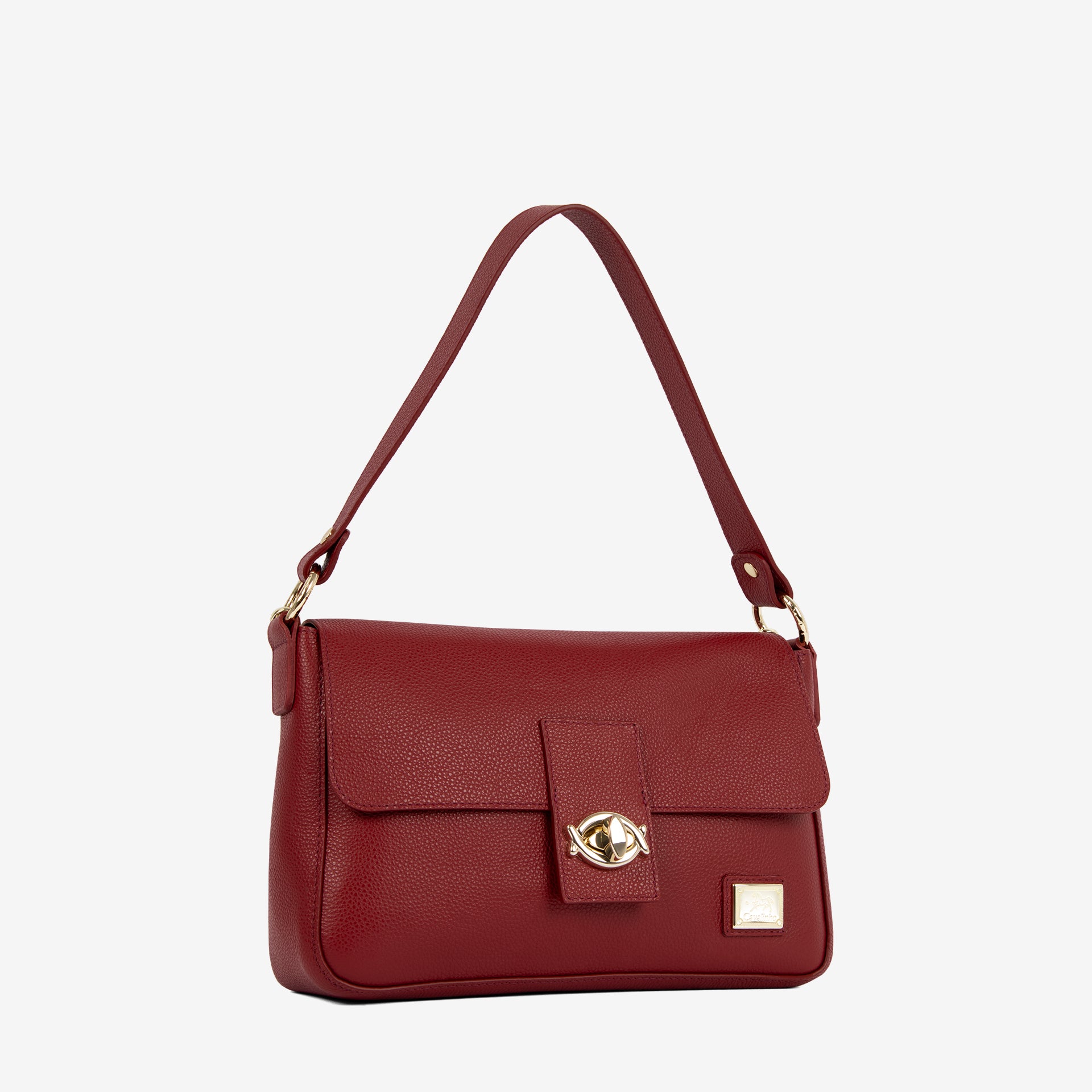 Cavalinho Muse Leather Handbag SKU 18300556.15 #color_burgundy