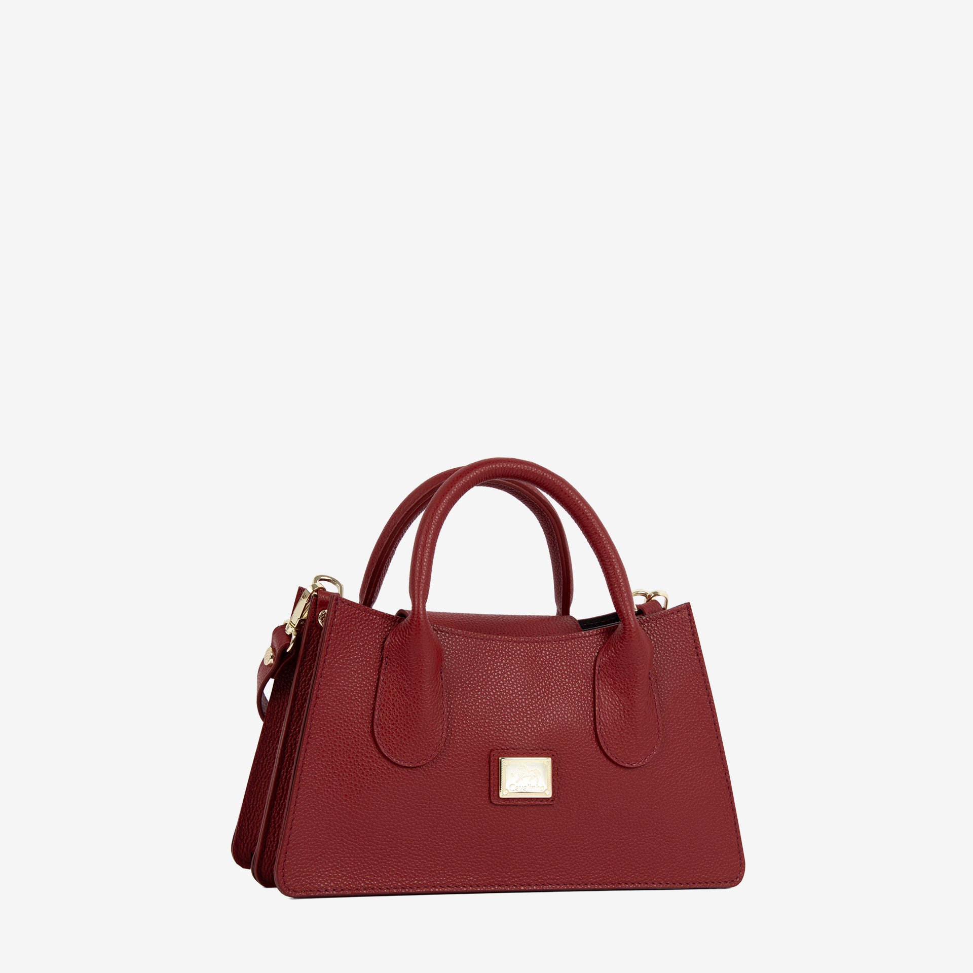 Cavalinho Muse Small Burgundy Leather Handbag SKU 18300558.15 #color_burgundy