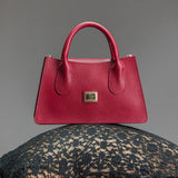 Cavalinho Muse Small Burgundy Leather Handbag SKU 18300558.15 #color_burgundy