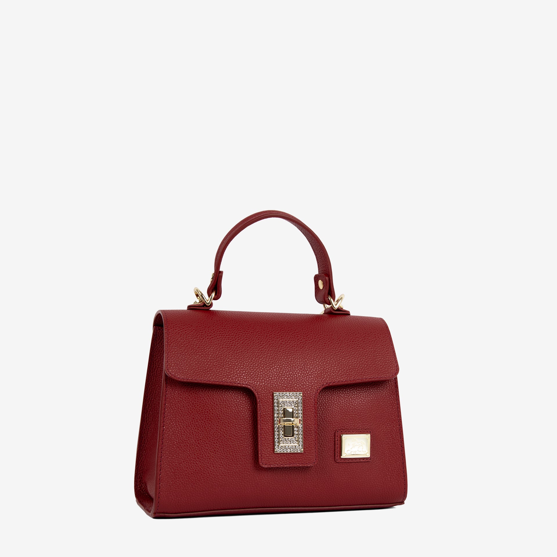 Cavalinho Muse Burgundy Leather Handbag SKU 18300559.15 #color_burgundy