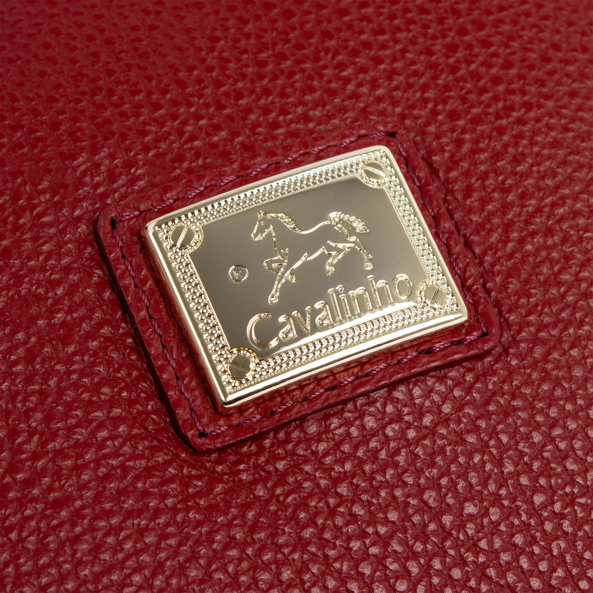 Cavalinho Muse Burgundy Leather Handbag SKU 18300559.15 #color_burgundy