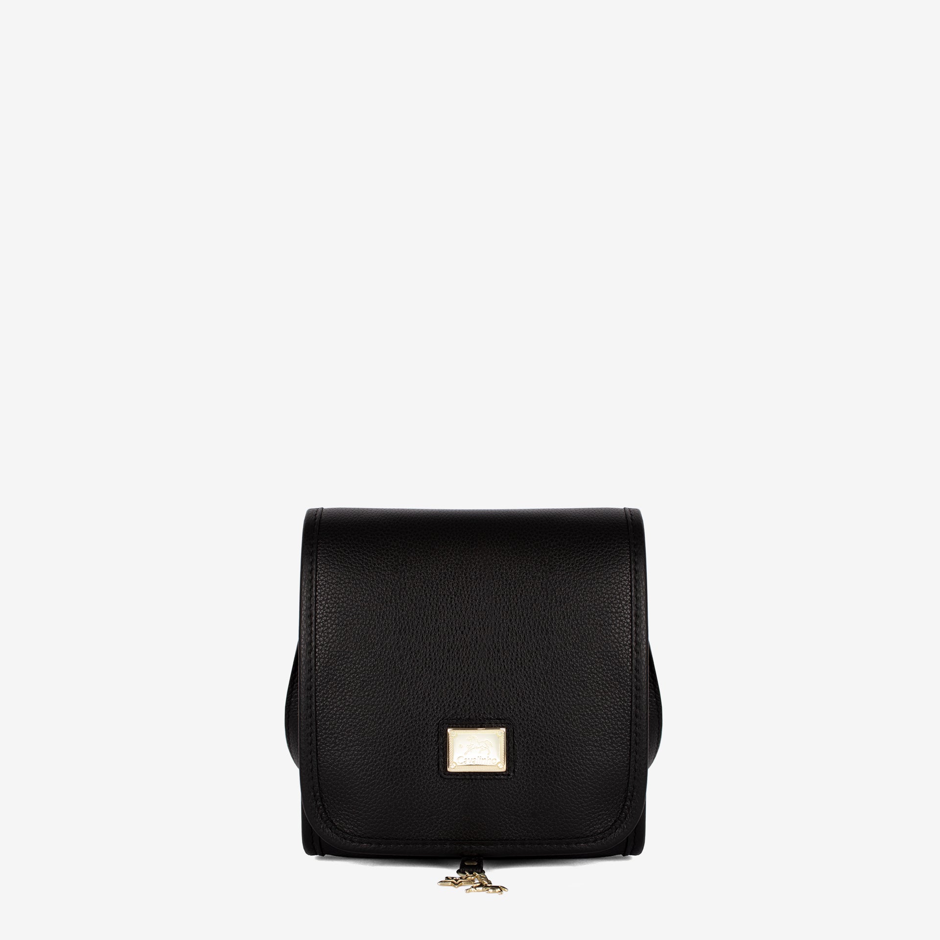 Cavalinho Muse Black Small Leather Crossbody Bag SKU 18300560.01 #color_black