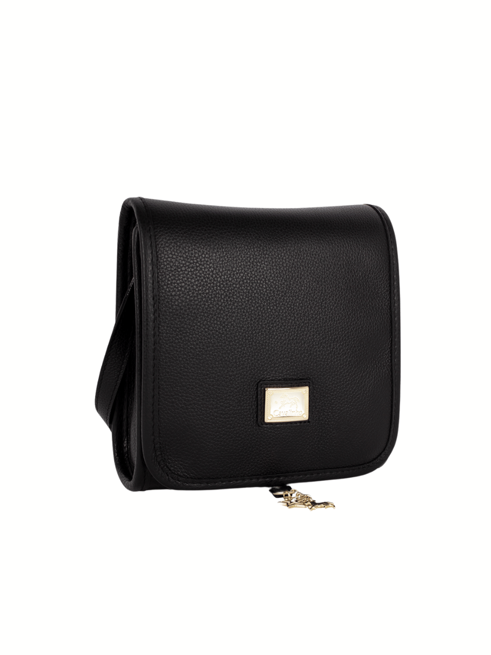 Cavalinho Muse Small Leather Crossbody Bag SKU 18300560.01 #color_black