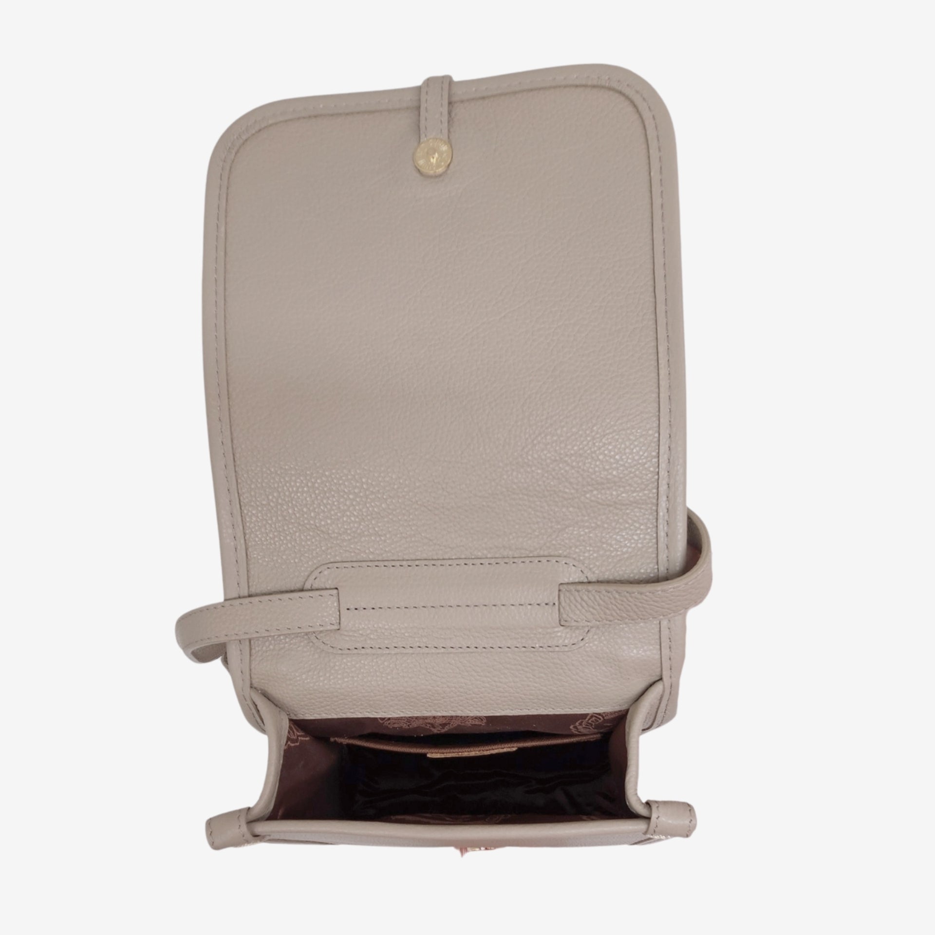 Cavalinho Muse Small Leather Crossbody Bag SKU 18300560.31 #color_lightsand, black