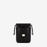 Cavalinho Muse Black Small Leather Crossbody Bag SKU 18300561.01 #color_black