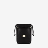 Cavalinho Muse Black Small Leather Crossbody Bag SKU 18300561.01 #color_black