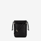 Cavalinho Muse Black Small Leather Crossbody Bag SKU 18300561.01 #color_black
