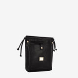 Cavalinho Muse Black Small Leather Crossbody Bag 18300563.01 #color_black