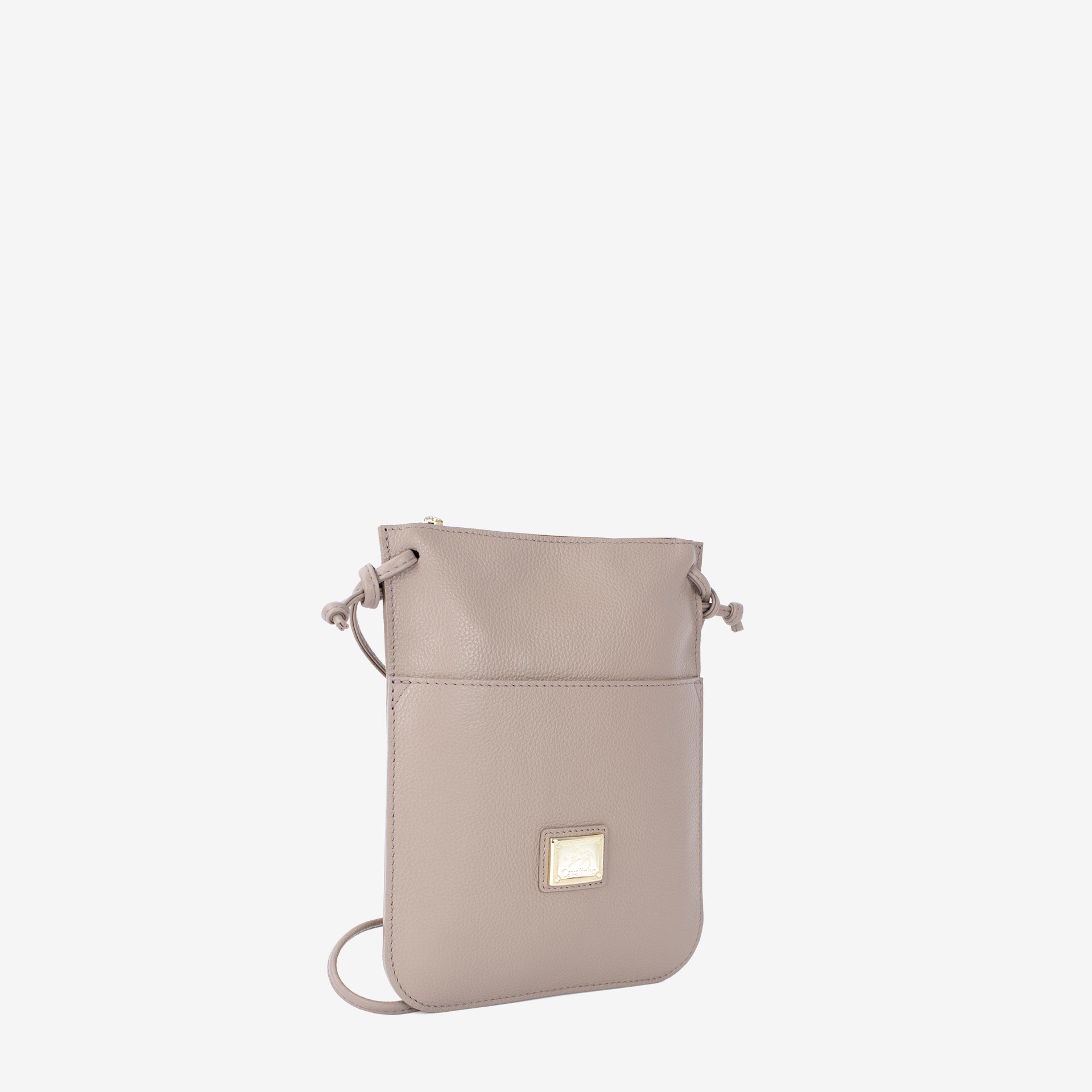 Cavalinho Muse Small Leather Crossbody Bag SKU 18300564.31 #color_lightsand
