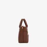Cavalinho Muse Brown Mini Leather Handbag SKU 18300572.13 #color_saddlebrown