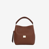 Cavalinho Muse Brown Leather Bucket Bag SKU 18300591.13 #color_saddlebrown