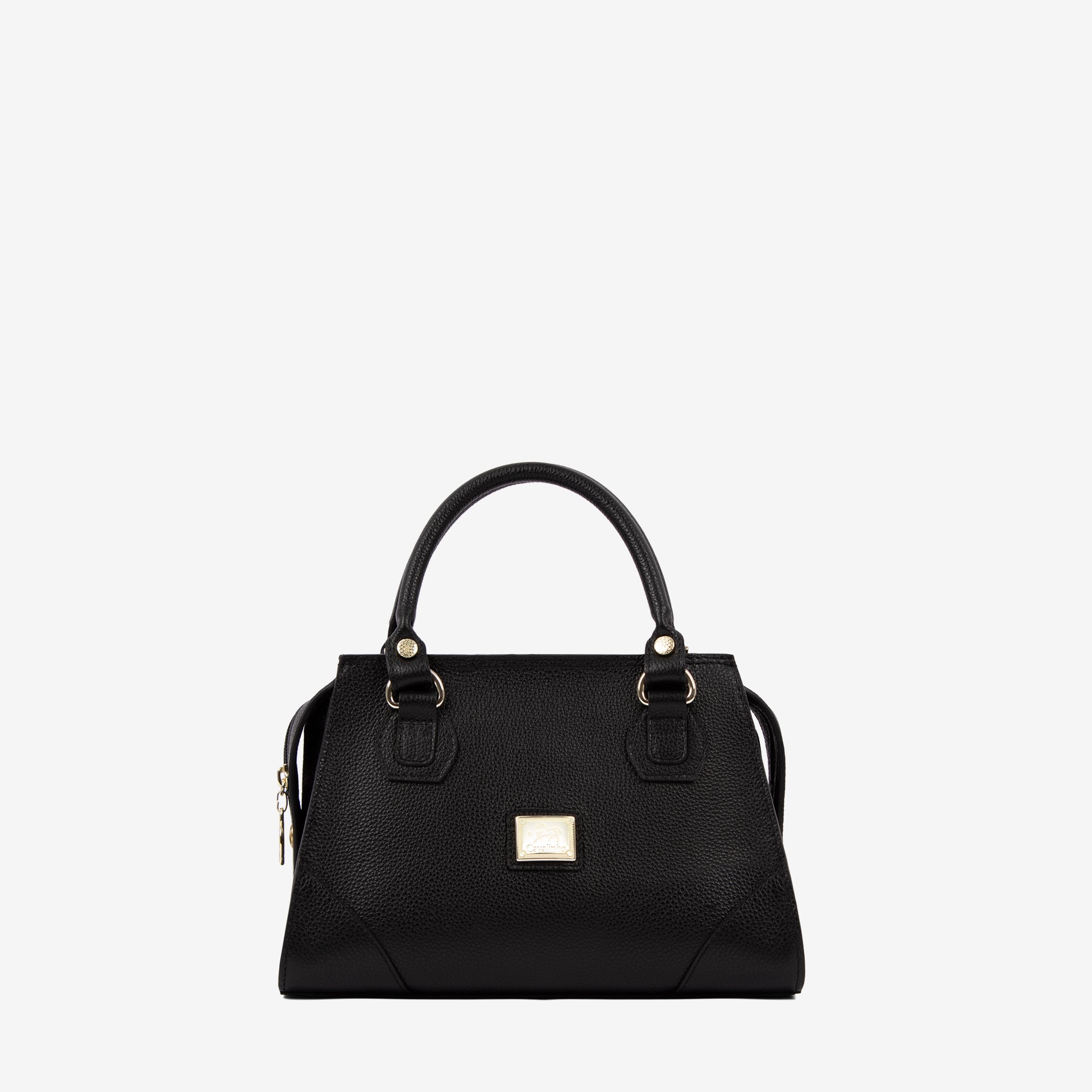 Cavalinho Muse Black Leather Designer Handbag SKU 18300602.01 #color_black