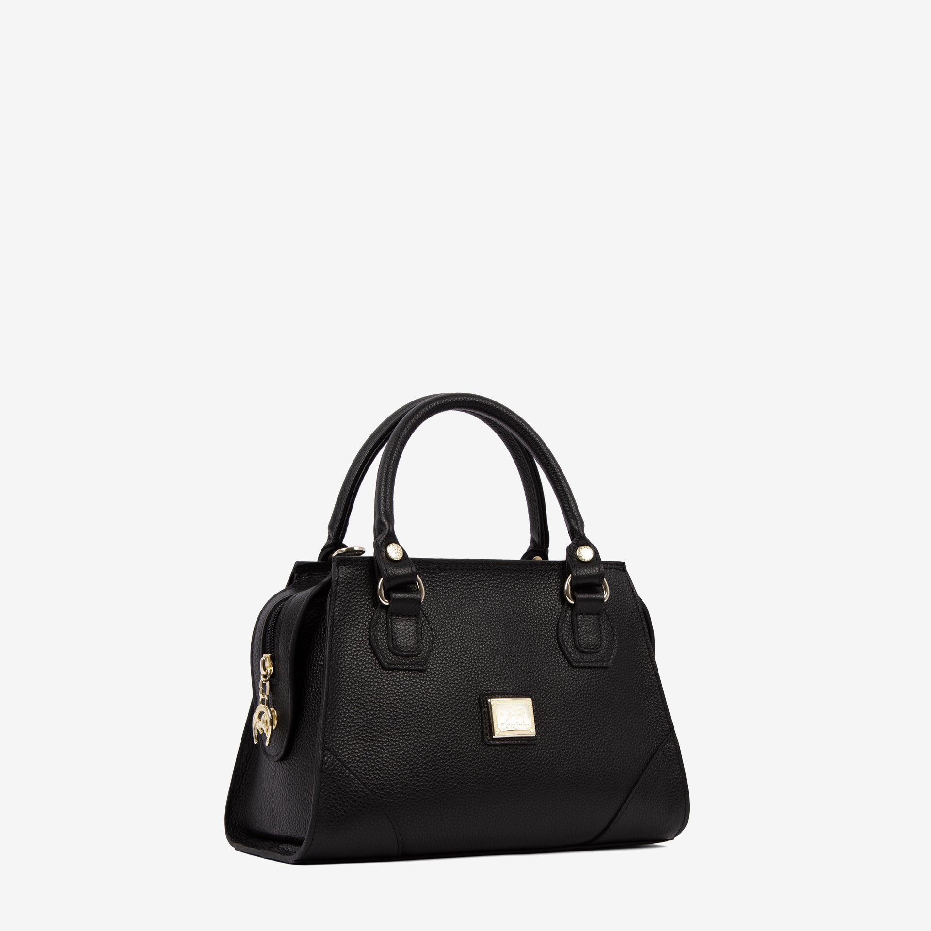 Cavalinho Muse Black Leather Designer Handbag SKU 18300602.01 #color_black