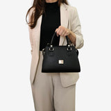 Cavalinho Muse Black Leather Designer Handbag SKU 18300602.01 #color_black