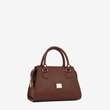 Cavalinho Muse Brown Leather Designer Handbag SKU 18300602.13 #color_saddlebrown
