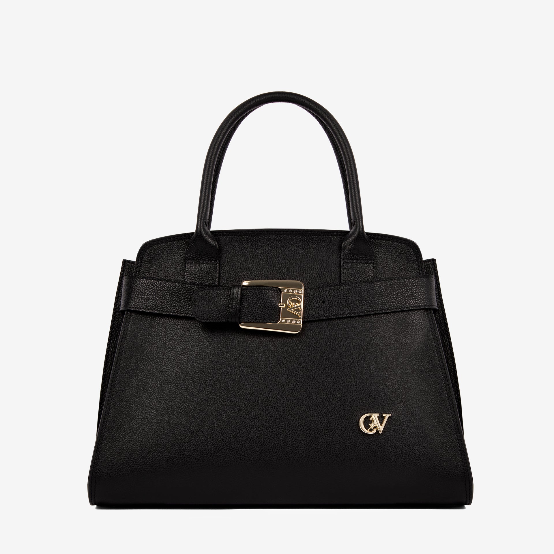 Cavalinho Muse Black Leather Designer Handbag SKU 18300633.01 #color_black