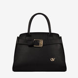 Cavalinho Muse Black Leather Designer Handbag SKU 18300633.01 #color_black