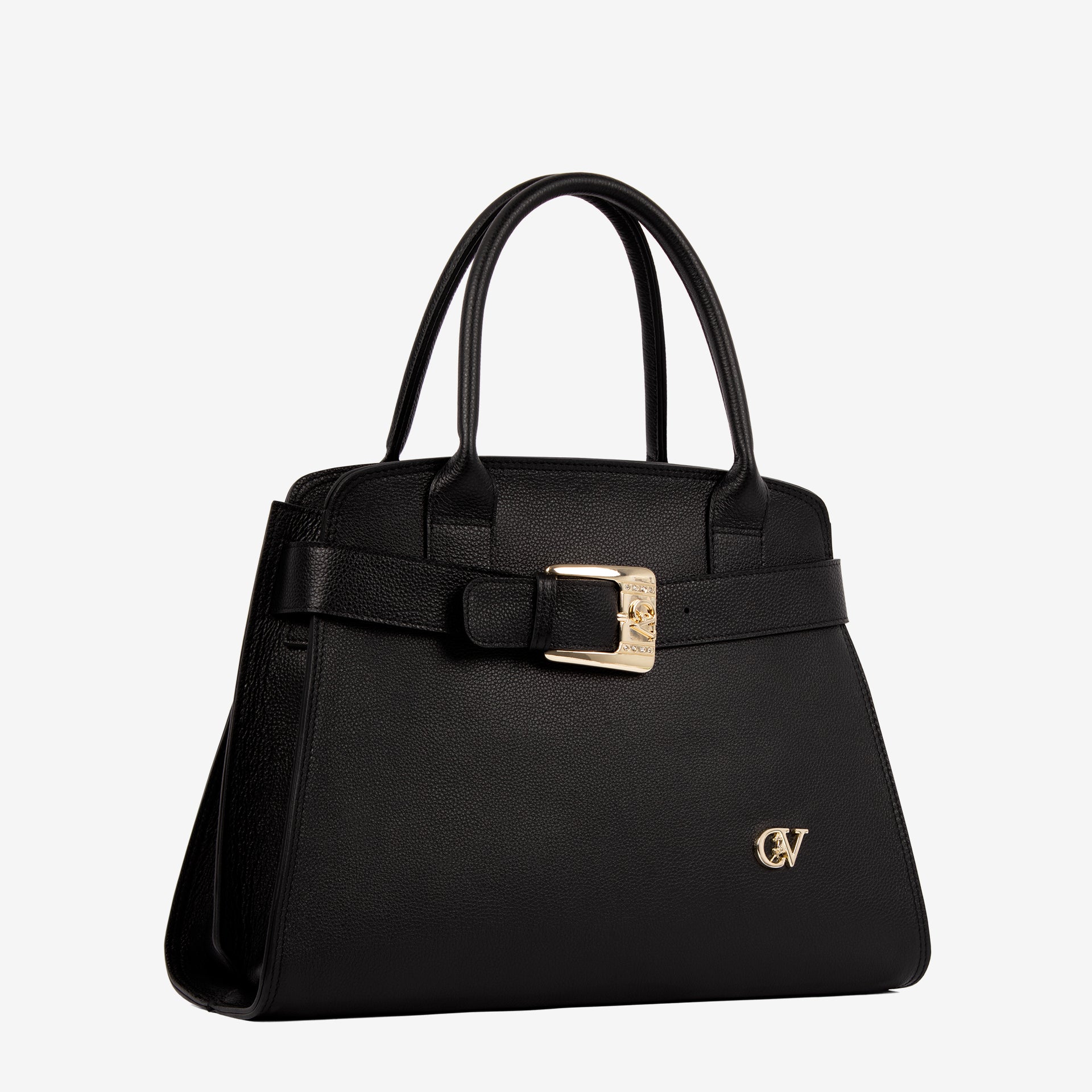 Cavalinho Muse Black Leather Designer Handbag SKU 18300633.01 #color_black